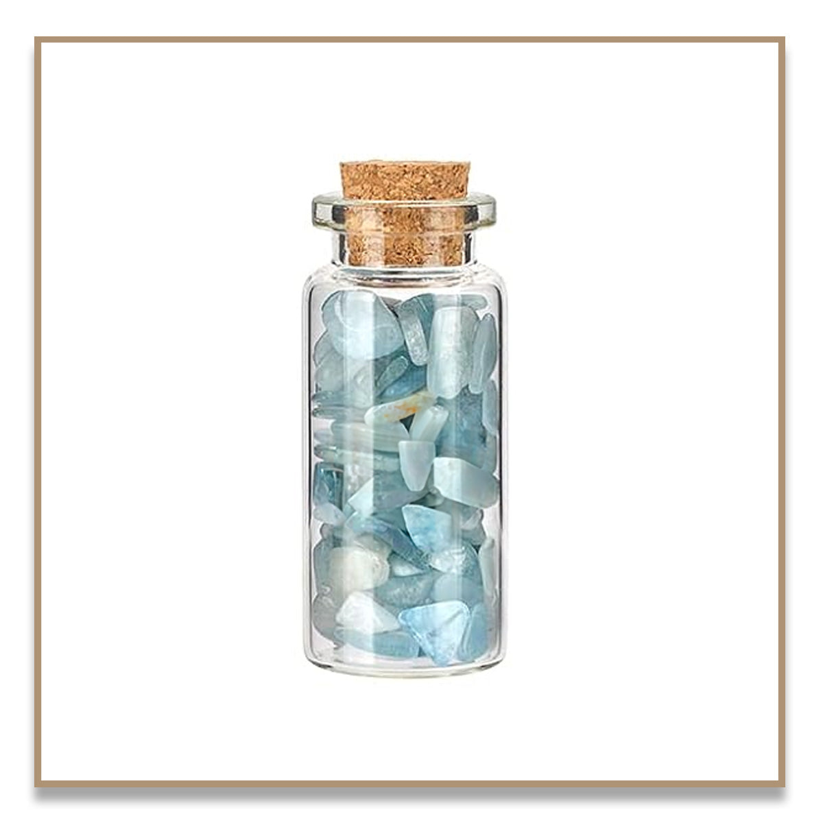 Aquamarine Crystal Vial (Large)