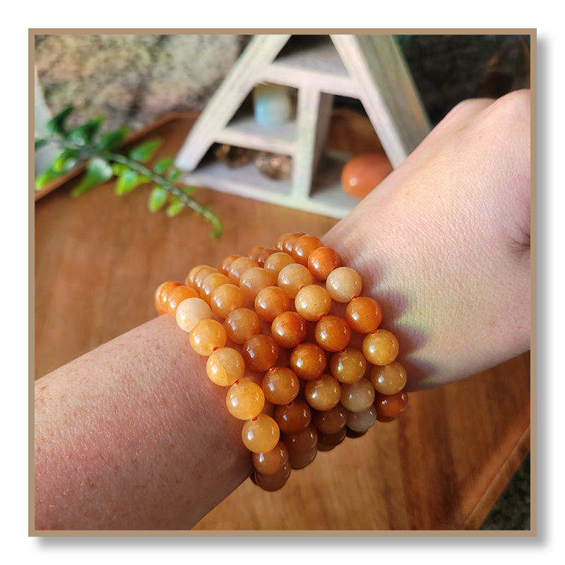 Orange Aventurine Bracelet (8mm)