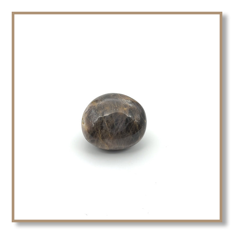 Black Moonstone Palm Stone