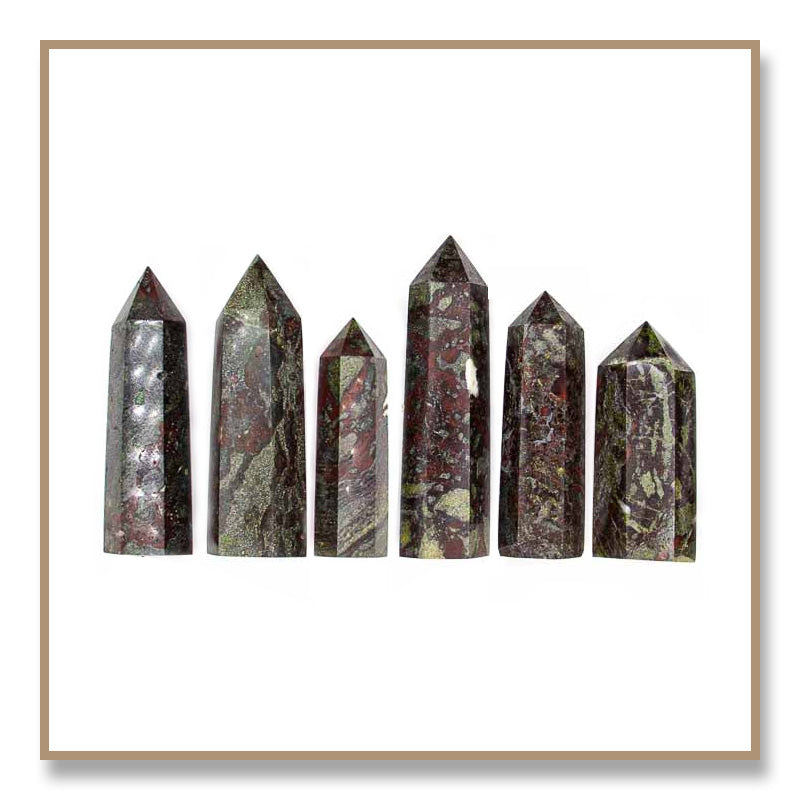 Dragon Blood Jasper Tower