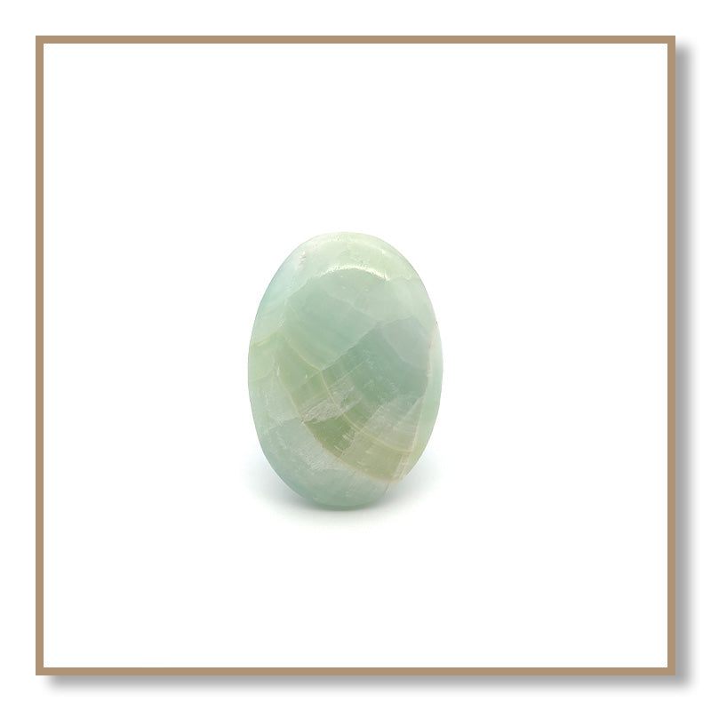 Pistachio Calcite Palm stone